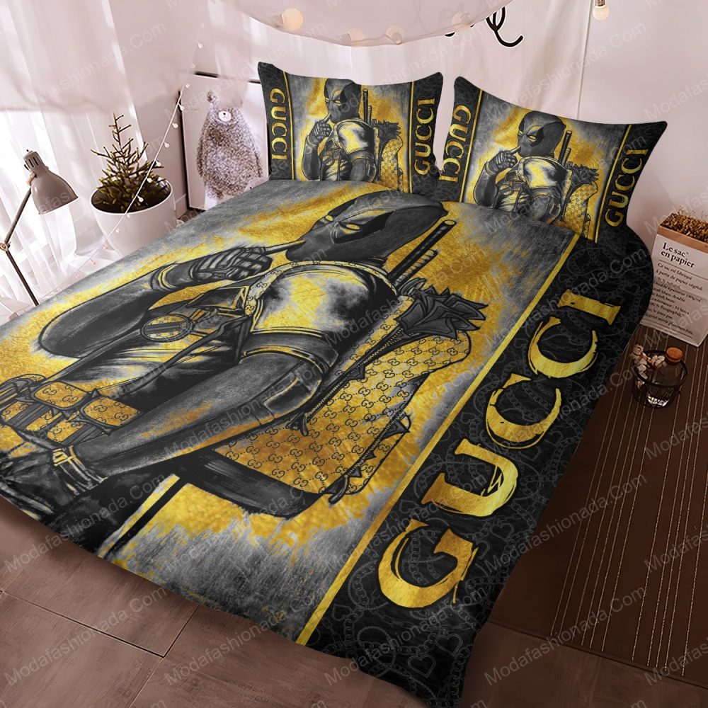 Deadpool Gucci Bedding Sets