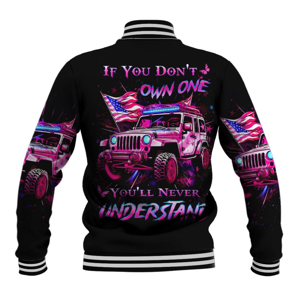 Pink Jeep Baseball Jacket If You Don'T Own One You 'Ll Never Understand Dt01