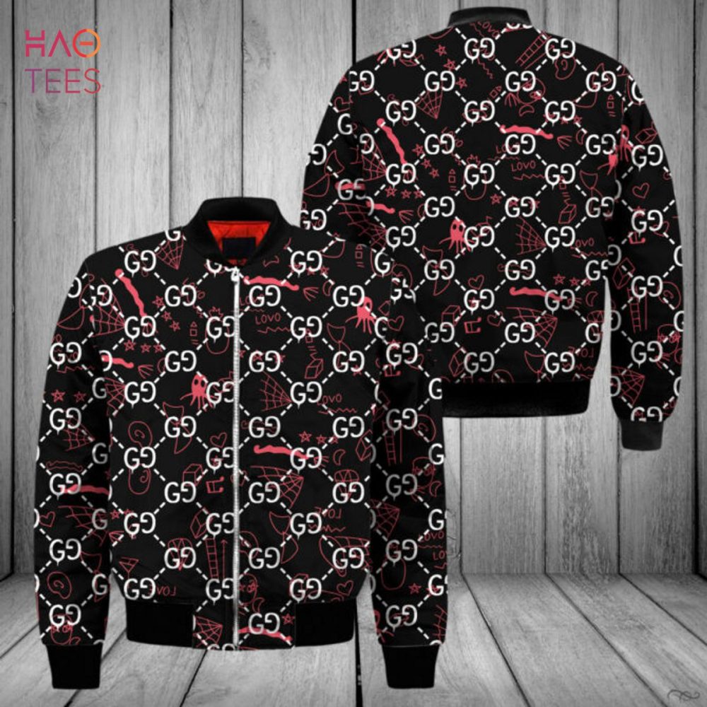 Stylish Black Graphic Bomber Jacket - Trendy All-Season Streetwear For Men &amp; Women