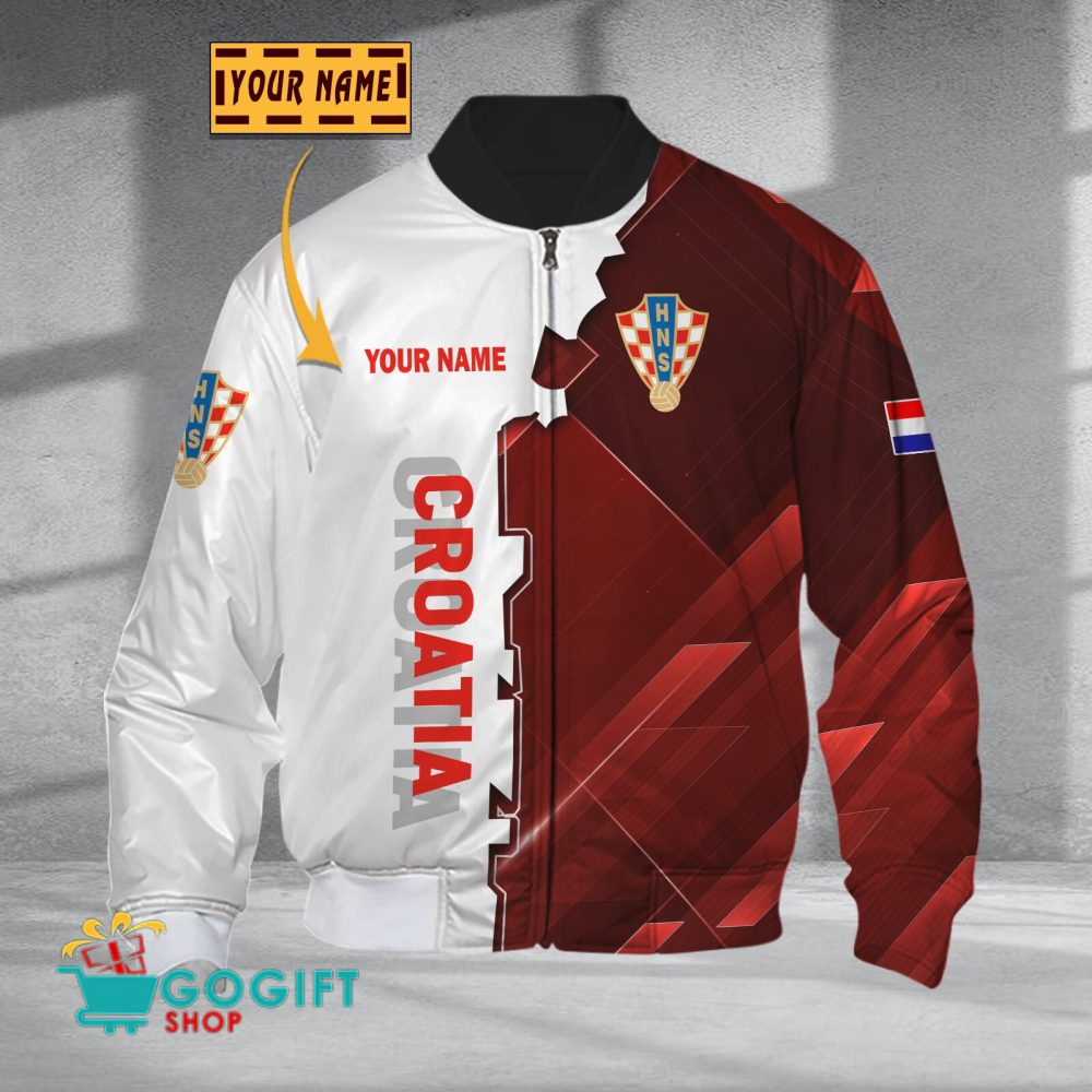 Croatia National Soccer Team Bomber Jacket