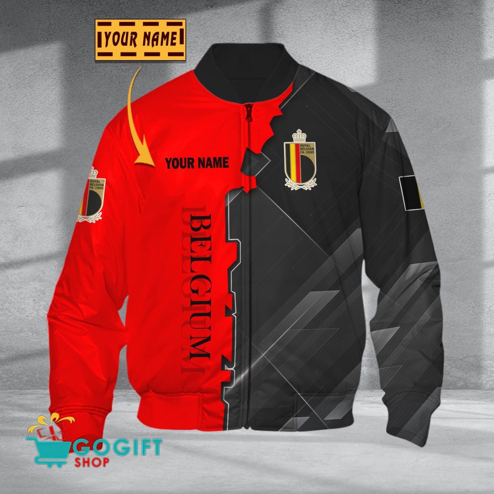 Belgium National Soccer Team Bomber Jacket