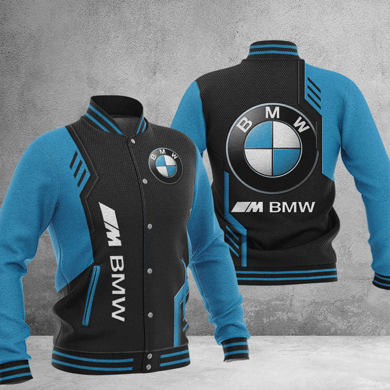 Bmw M Dmhj0676 Baseball Jacket Logo Baseball Varsity Jacket
