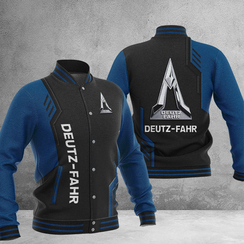 Deutz-Fahr Dmhj0789 Baseball Jacket Logo Baseball Varsity Jacket