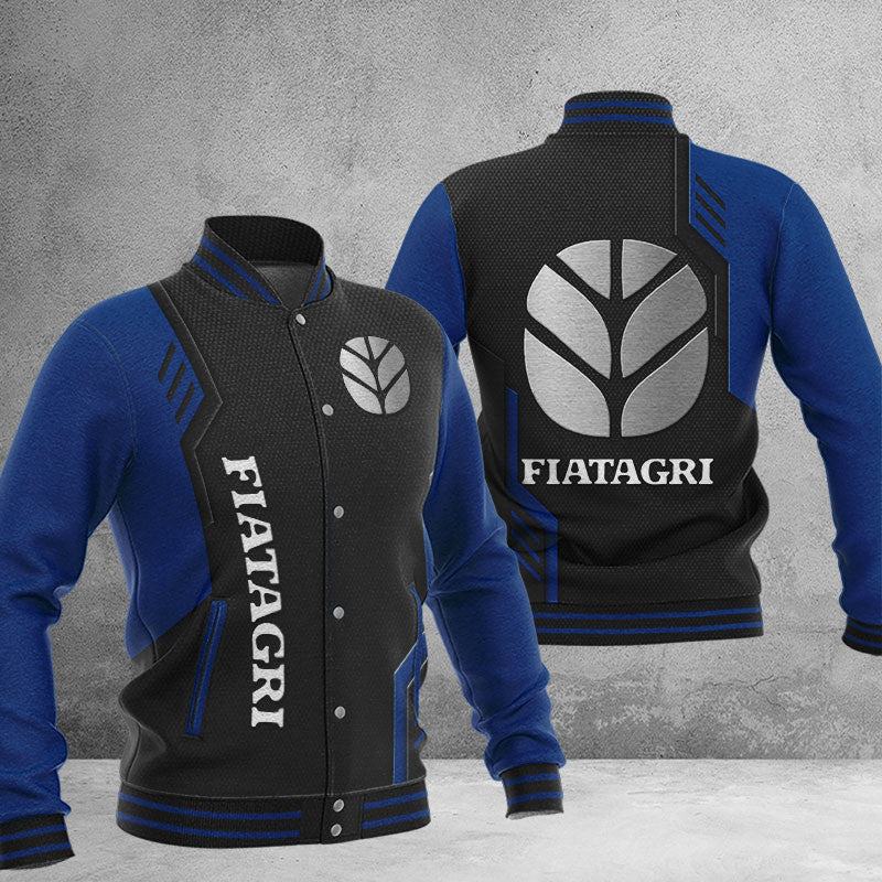 Fiatagri Dmhj0793 Baseball Jacket Logo Baseball Varsity Jacket