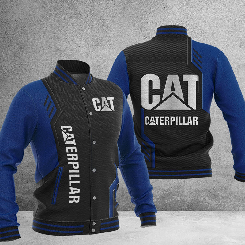 Caterpillar Dmhj0786 Baseball Jacket Logo Baseball Varsity Jacket