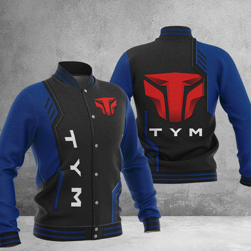 Tym Tractors Dmhj0814 Baseball Jacket Logo Baseball Varsity Jacket