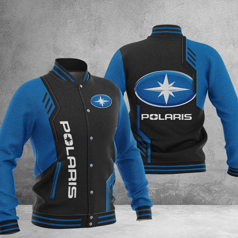 Polaris Dmhj0770 Baseball Jacket Logo Baseball Varsity Jacket