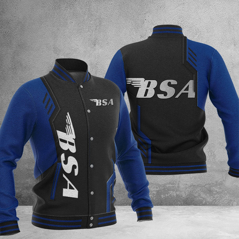 Bsa Dmhj0750 Baseball Jacket Logo Baseball Varsity Jacket