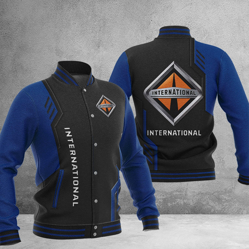 International Dmhj0824 Baseball Jacket Logo Baseball Varsity Jacket