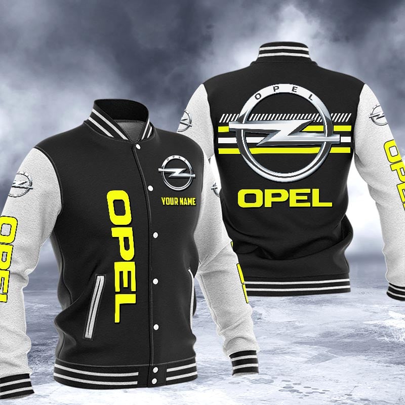 Opel Dmhj1542 Logo Baseball Varsity Jacket