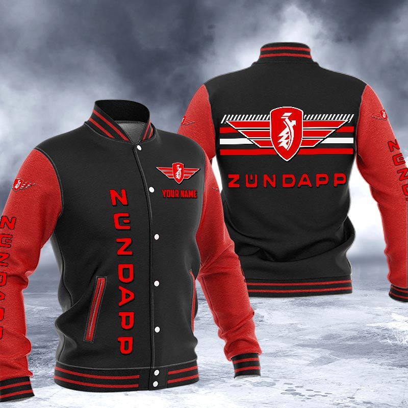 Zundapp Dmhj1609 Logo Baseball Varsity Jacket