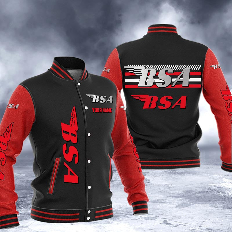 Bsa Dmhj1575 Logo Baseball Varsity Jacket