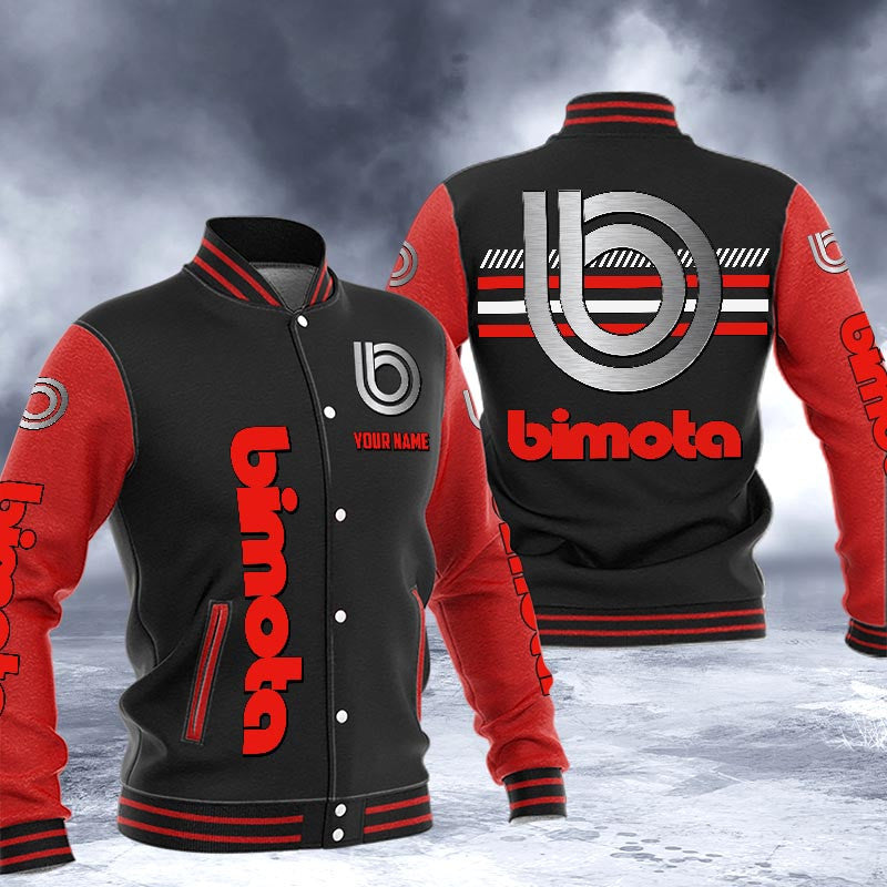 Bimota Dmhj1572 Logo Baseball Varsity Jacket