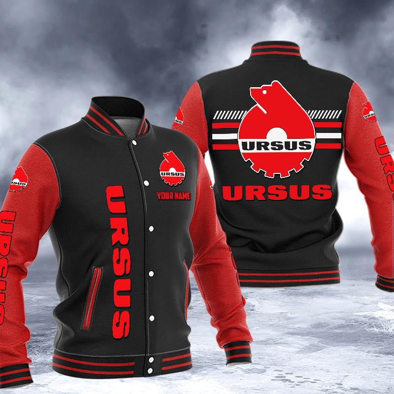 Ursus Dmhj1647 Logo Baseball Varsity Jacket