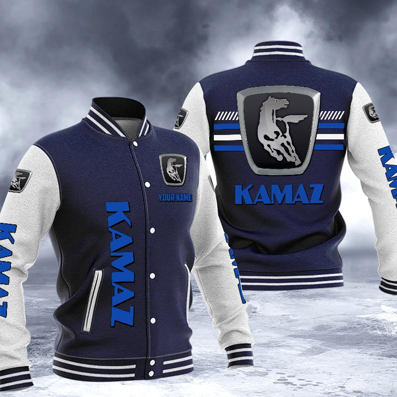 Kamaz Dmhj1660 Logo Baseball Varsity Jacket