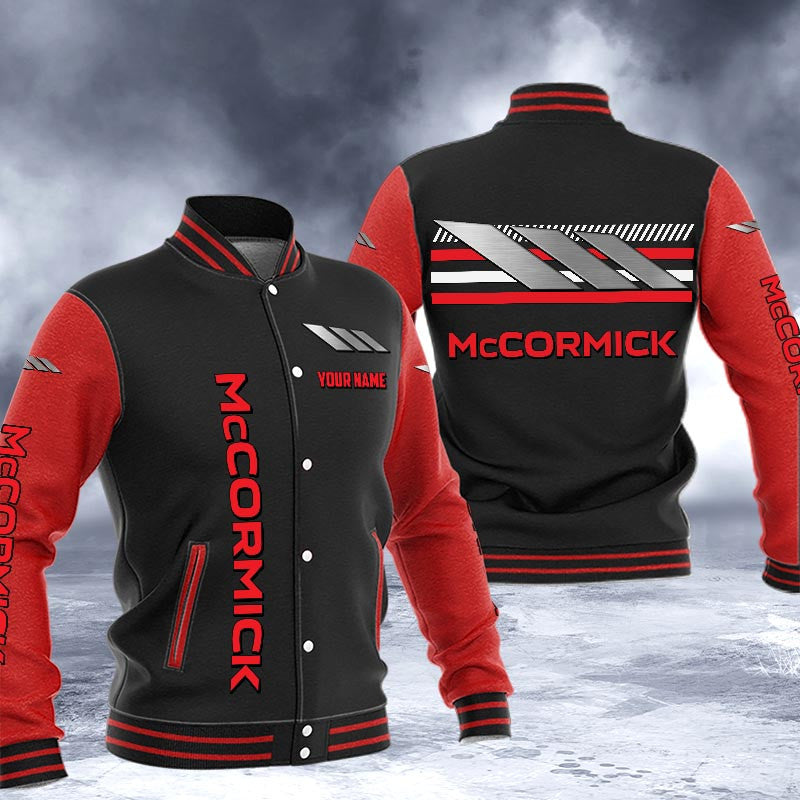 Mccormick Dmhj1636 Logo Baseball Varsity Jacket