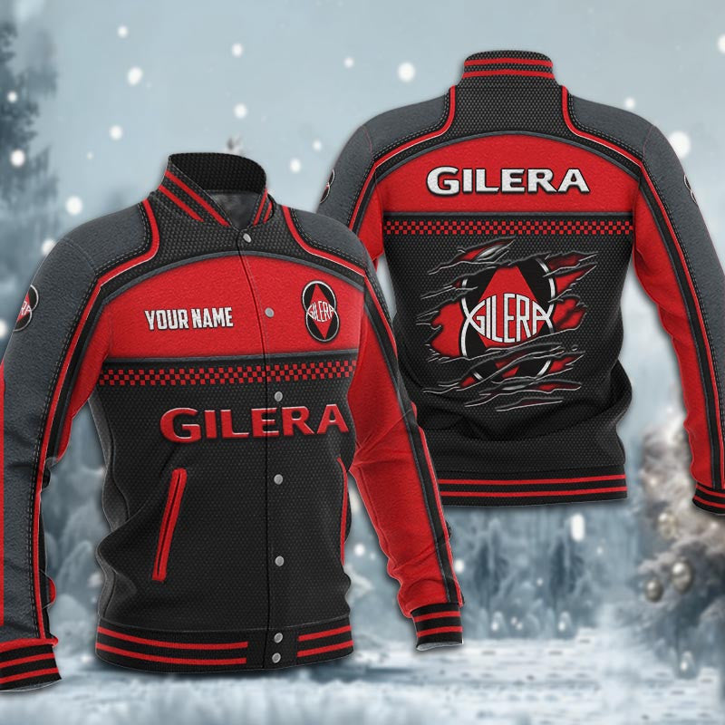 Gilera Dmhj1879 Baseball Jacket Logo Baseball Varsity Jacket