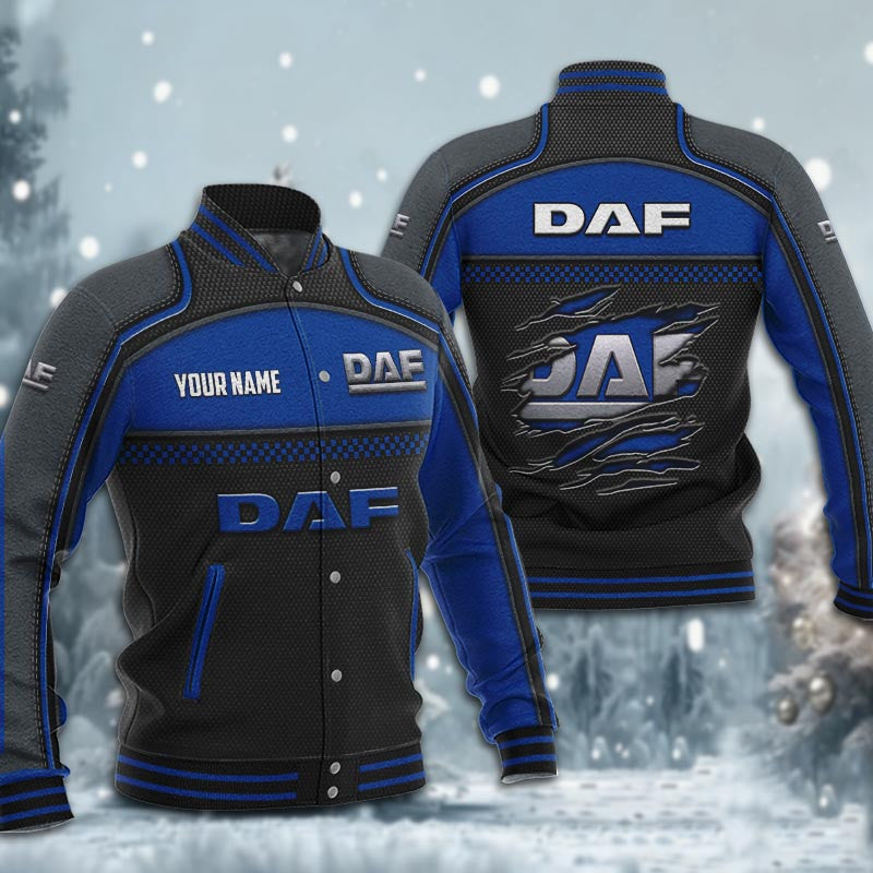 Daf Dmhj1805 Baseball Jacket Logo Baseball Varsity Jacket