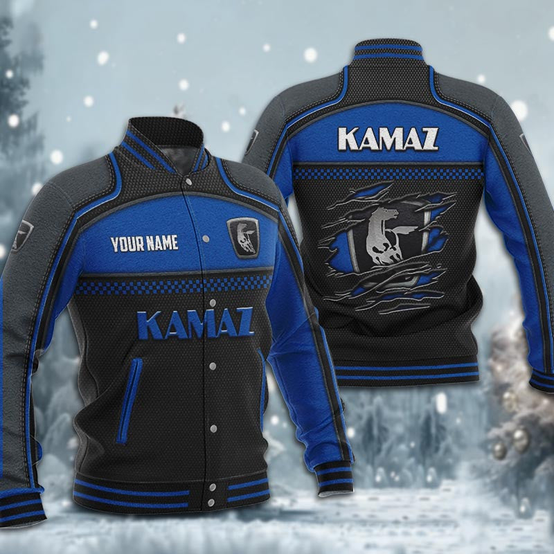 Kamaz Dmhj1955 Baseball Jacket Logo Baseball Varsity Jacket