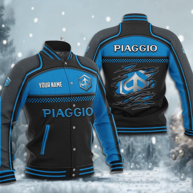 Piaggio Dmhj1894 Baseball Jacket Logo Baseball Varsity Jacket