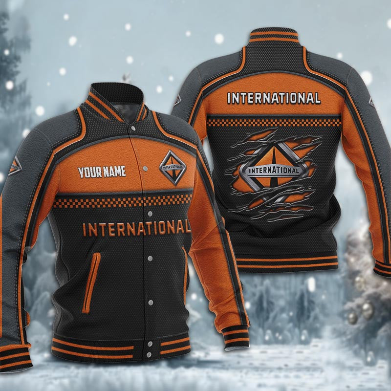 International Dmhj1952 Baseball Jacket Logo Baseball Varsity Jacket