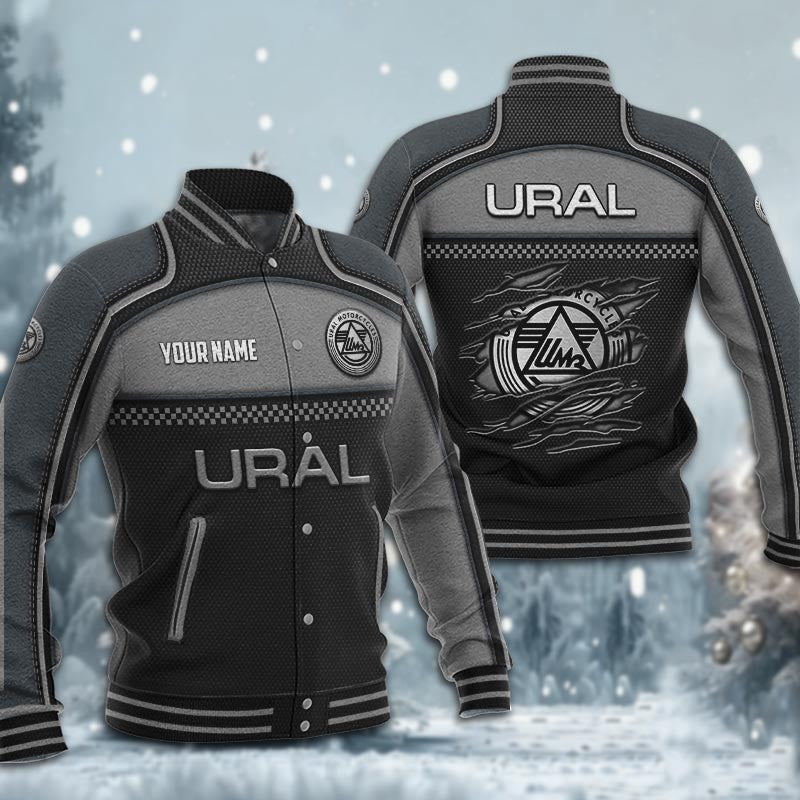 Ural Dmhj1901 Baseball Jacket Logo Baseball Varsity Jacket