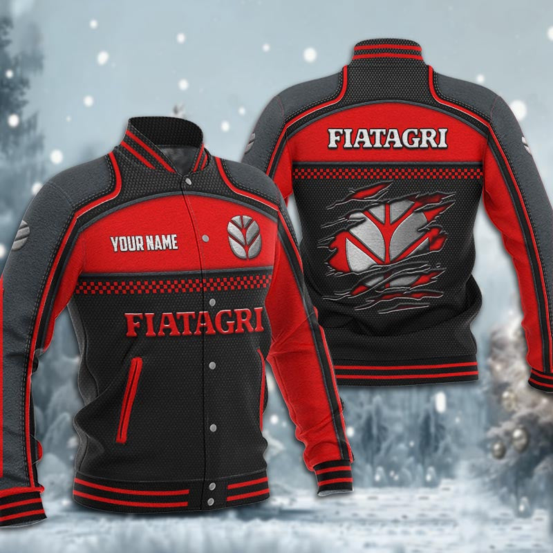 Fiatagri Dmhj1920 Baseball Jacket Logo Baseball Varsity Jacket