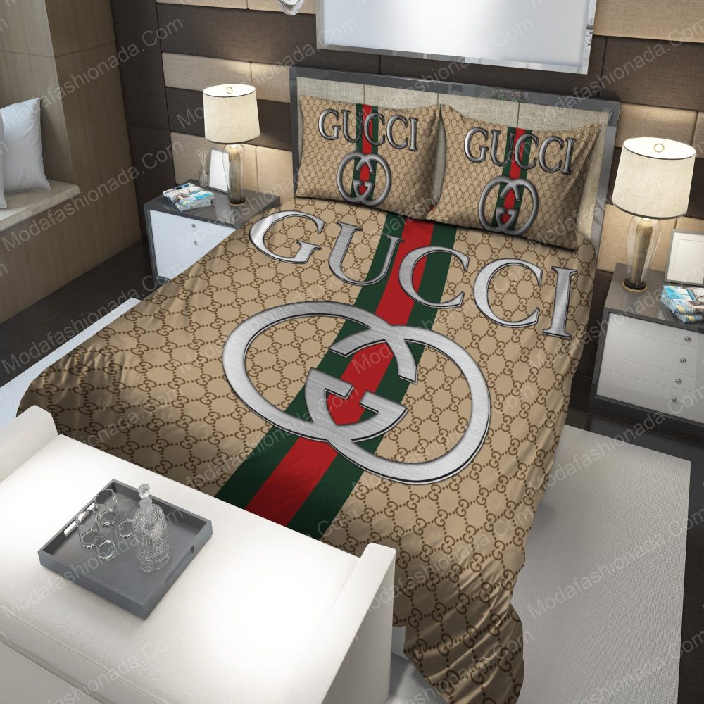Luxurious Iconic Gucci Logo 3D Bedding Sets