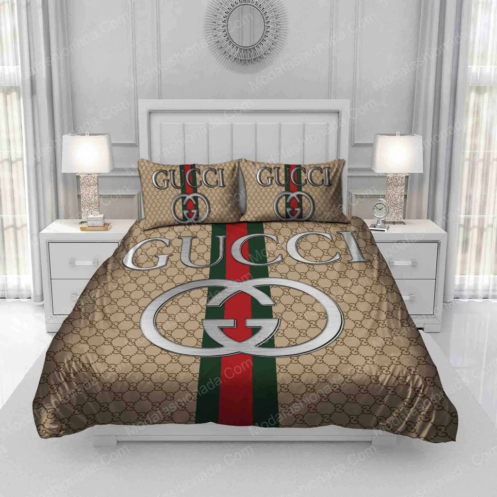 Luxurious Iconic Gucci Logo 3D Bedding Sets