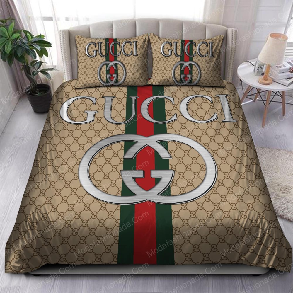 Luxurious Iconic Gucci Logo 3D Bedding Sets