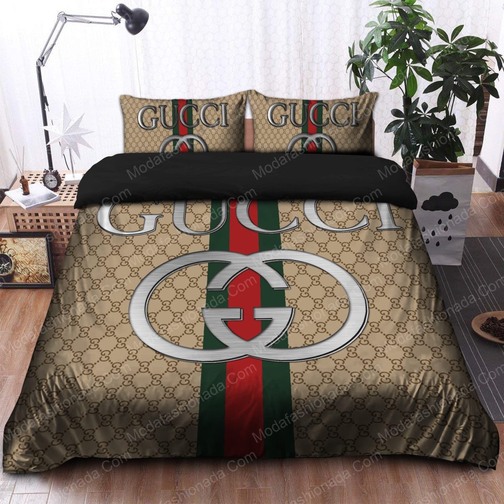 Luxurious Iconic Gucci Logo 3D Bedding Sets