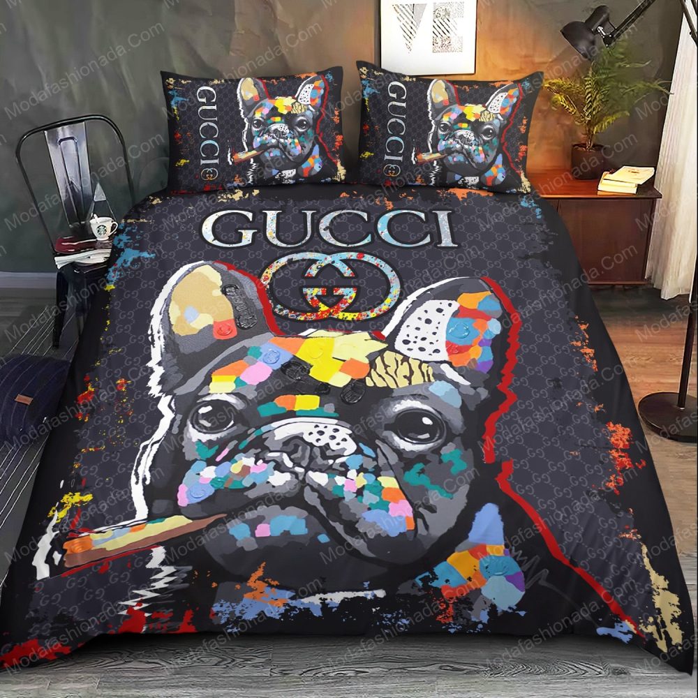 Gucci Bulldogs Bedding Sets