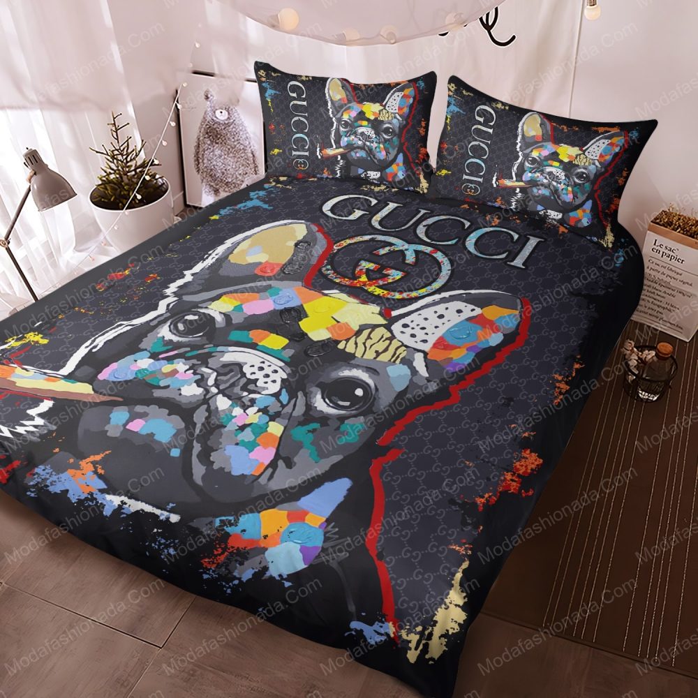 Gucci Bulldogs Bedding Sets