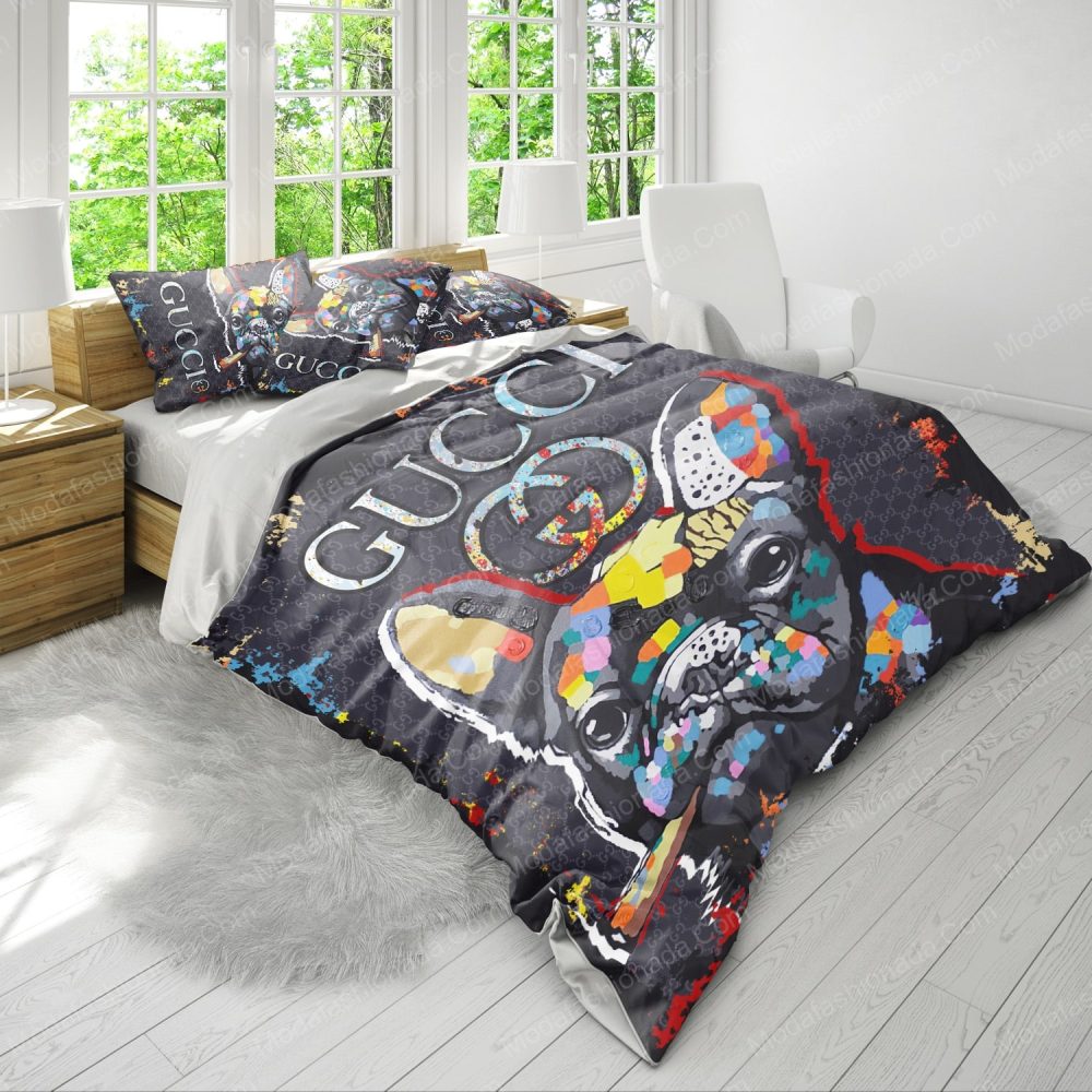Gucci Bulldogs Bedding Sets