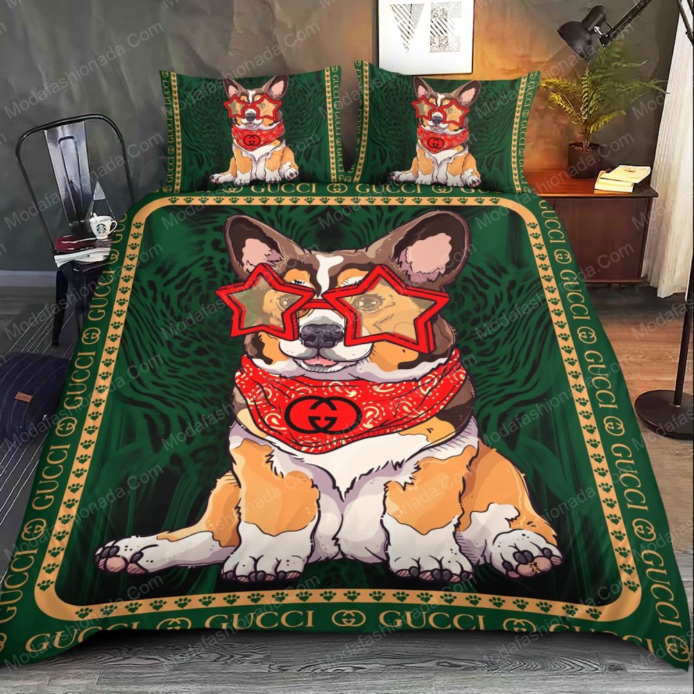 Gucci Corgi Bedding Sets