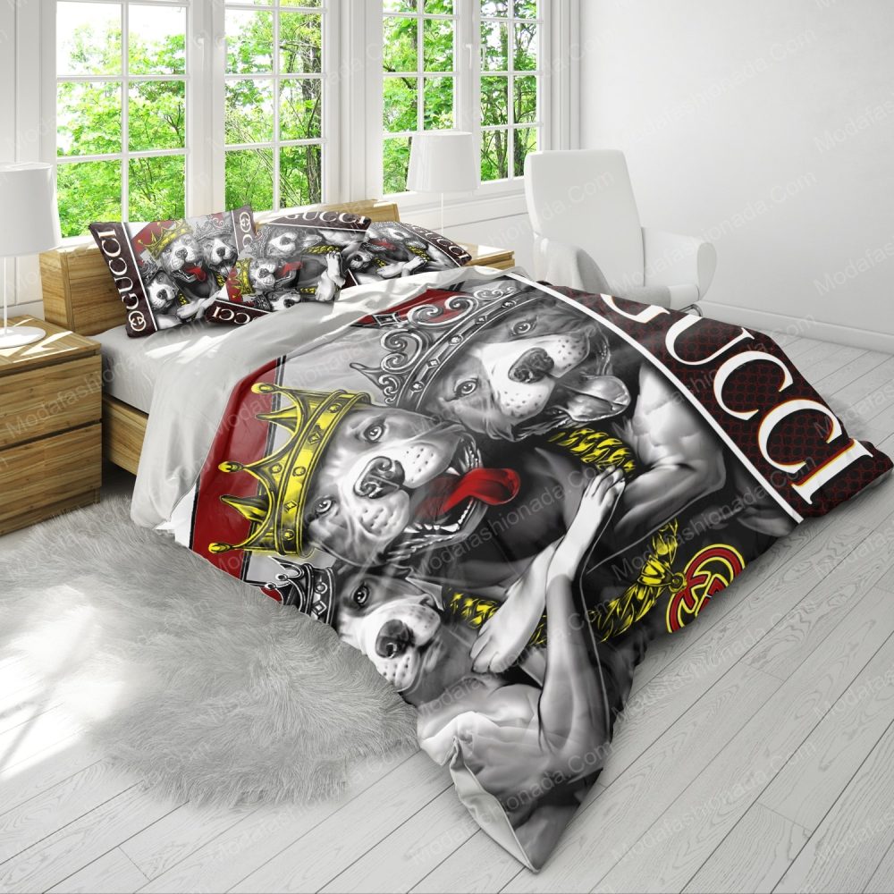 Gucci Pitbull Bedding Sets