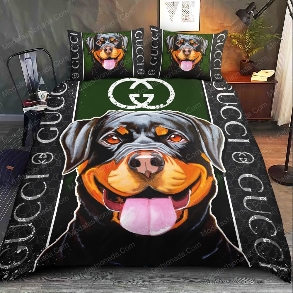 Gucci Rottweilers Bedding Sets