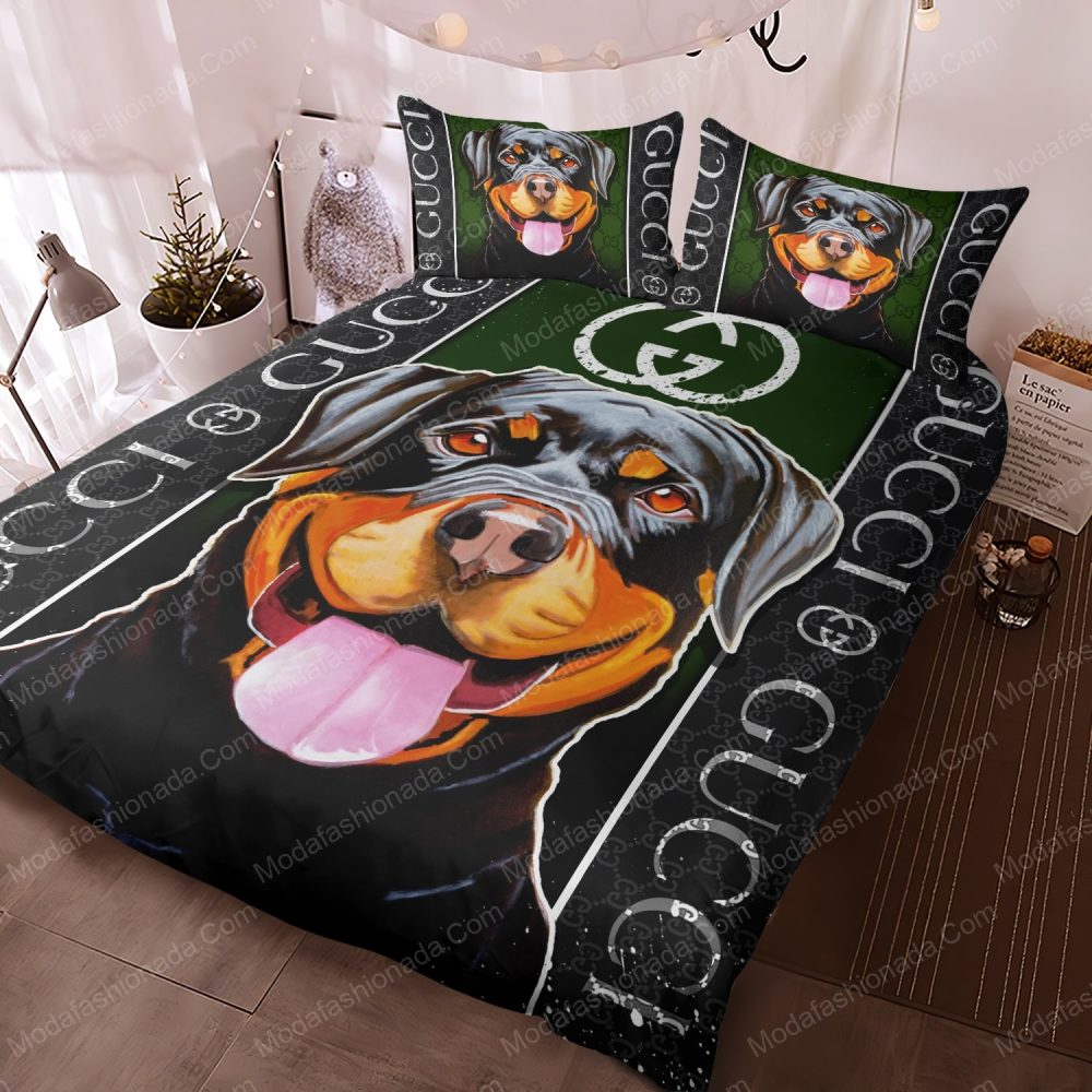 Gucci Rottweilers Bedding Sets