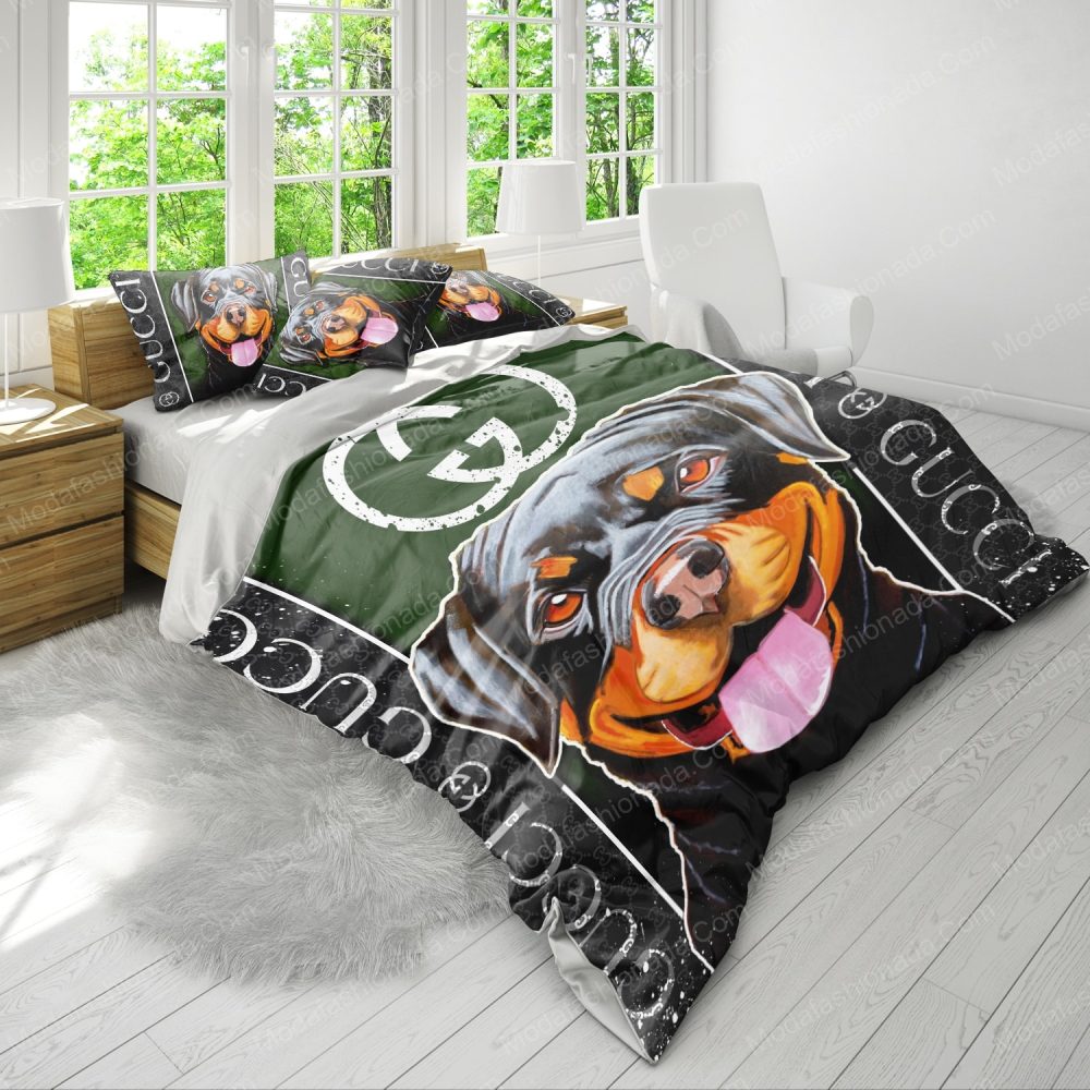Gucci Rottweilers Bedding Sets