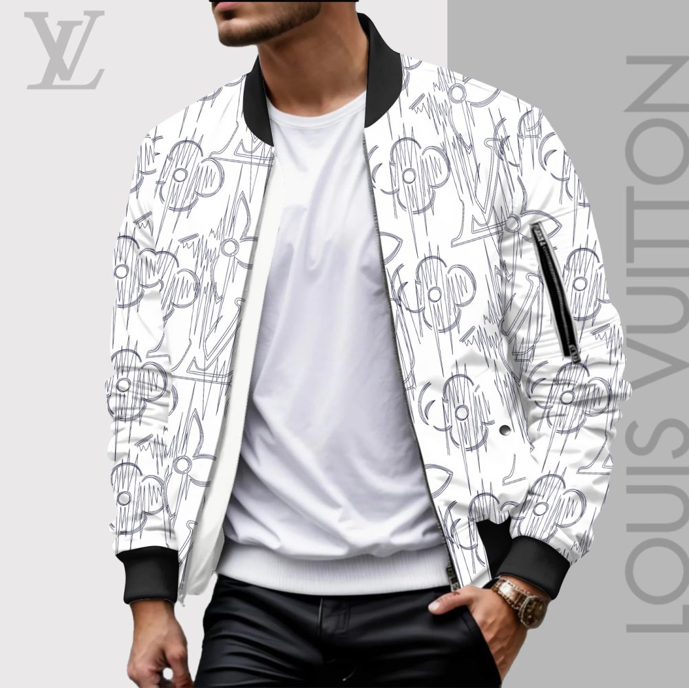 Limited Edition Louis Vuitton Bomber Jacket Unisex Ll240922017