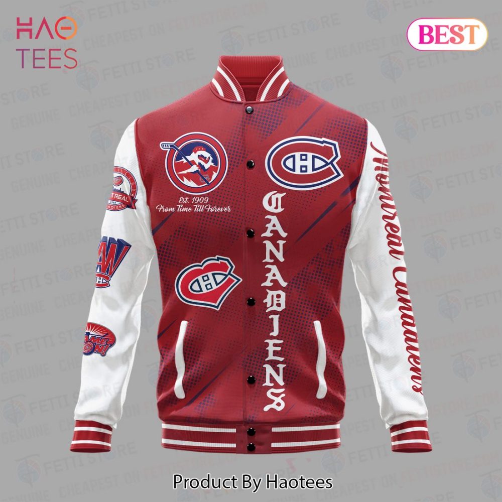 Premium Montreal Canadiens Varsity Jacket - Stylish Fan Gear For True Supporters