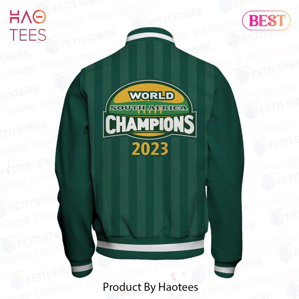 South Africa Rugby World Champions 2023 Jacket - Stylish Varsity Design