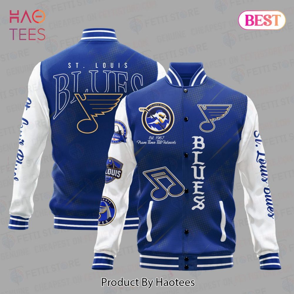 St. Louis Blues Varsity Jacket - Official Team Apparel For Fans - Limited Edition