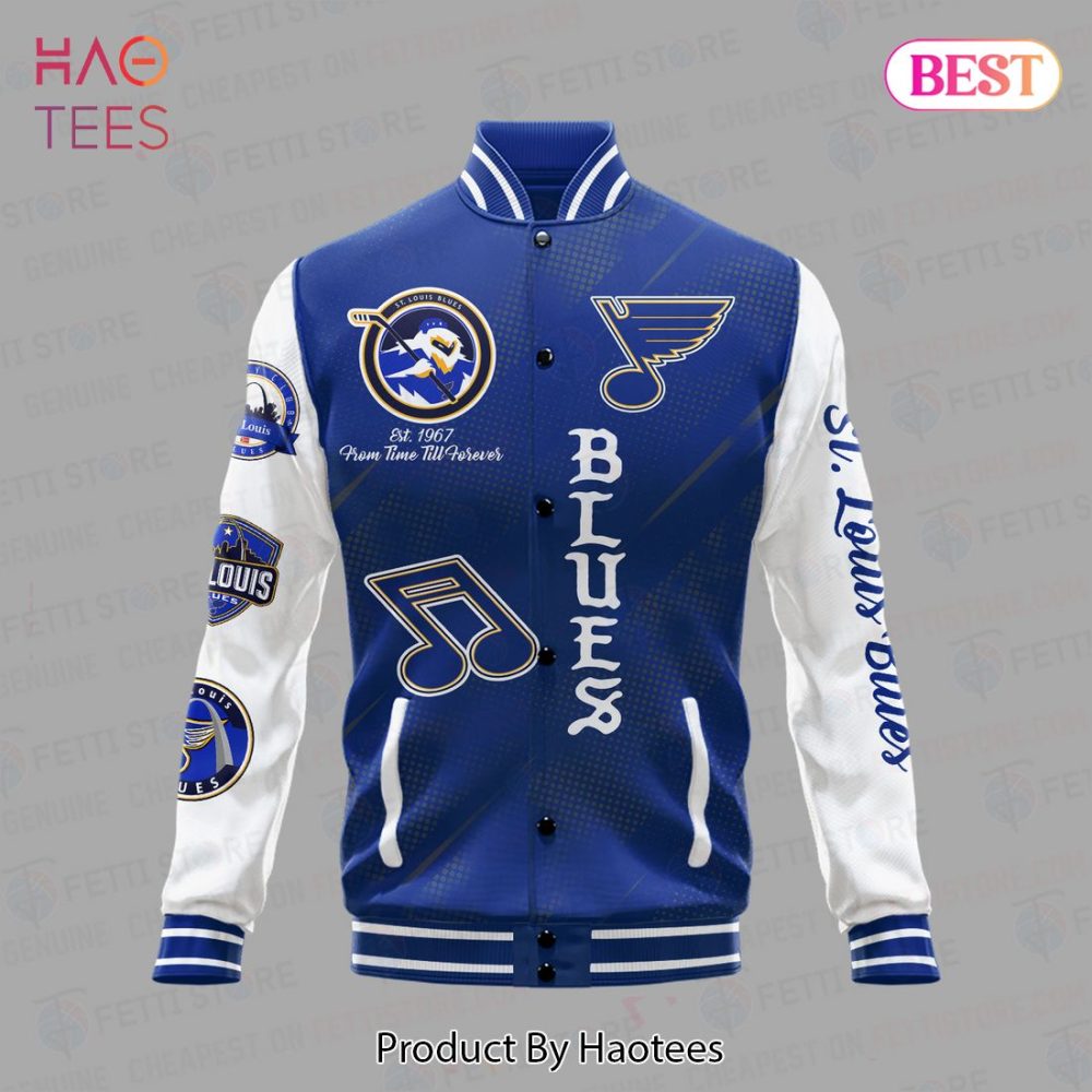 St. Louis Blues Varsity Jacket - Official Team Apparel For Fans - Limited Edition