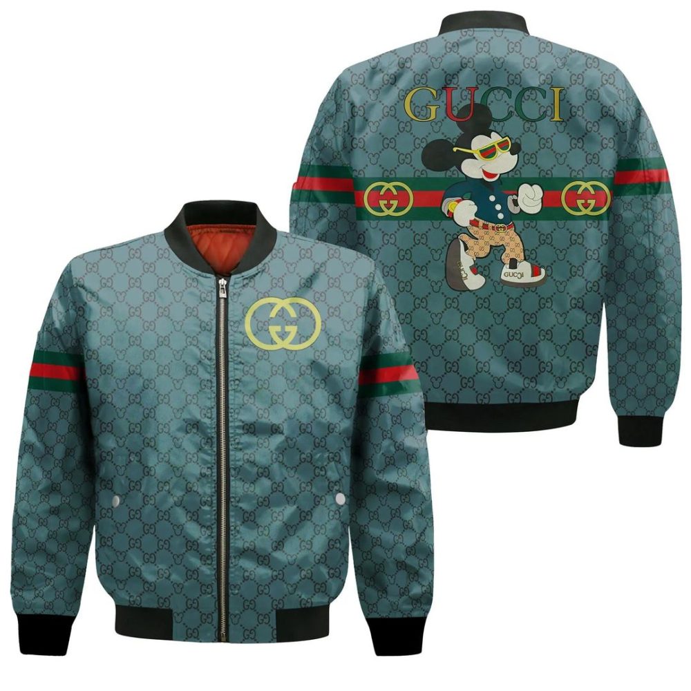 Gucci Bomber Jacket Mickey Mouse Luxury Brand Clothing Clothes Outfit For Men Women 18