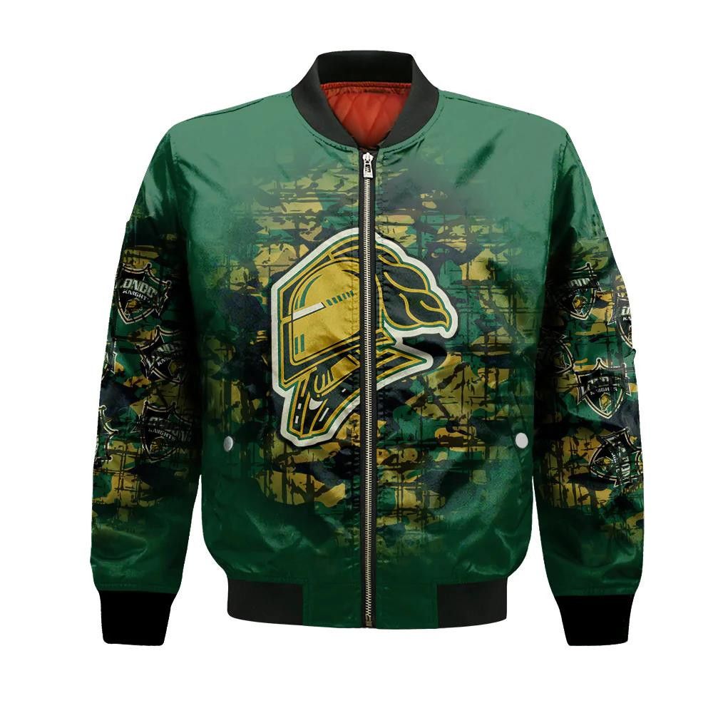 London Knights Bomber Jacket 3D Printed Camouflage Vintage