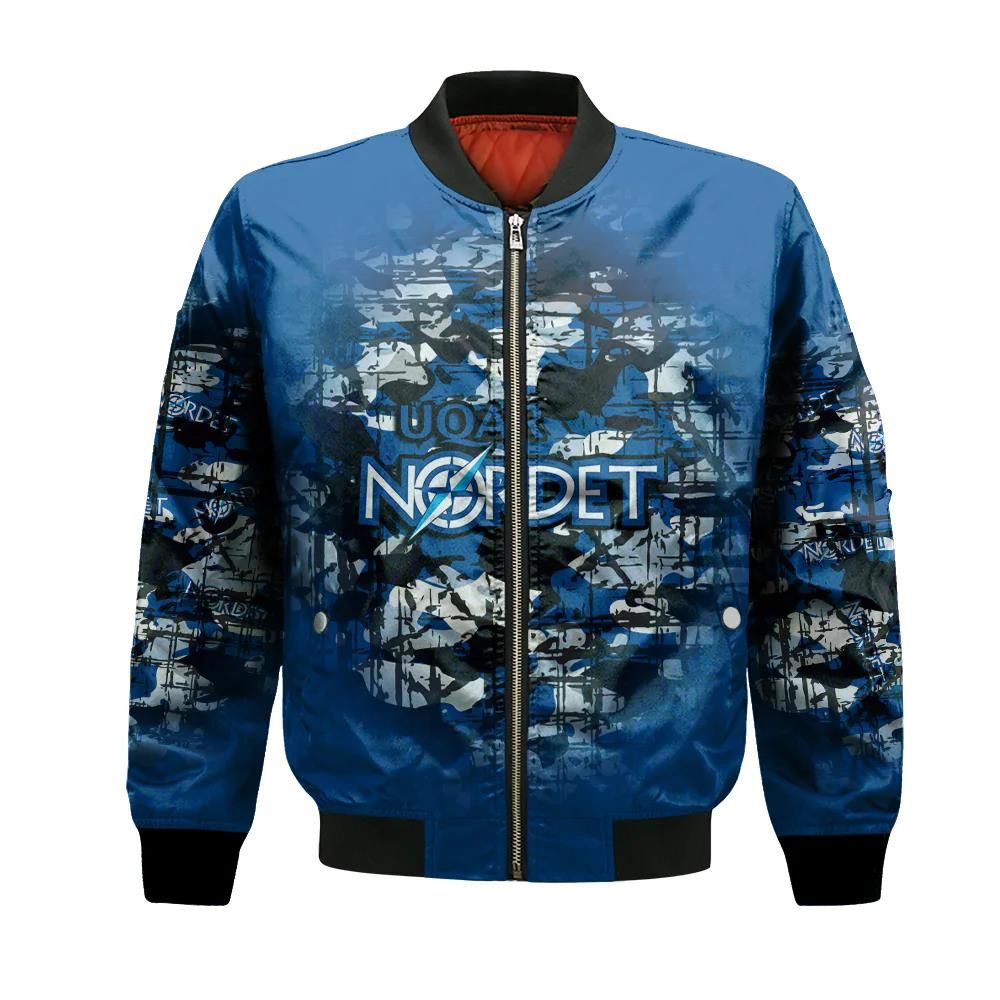 Uqar Nordet Bomber Jacket 3D Printed Camouflage Vintage