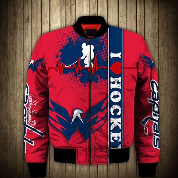 Men'S Washington Capitals Jacket 3D