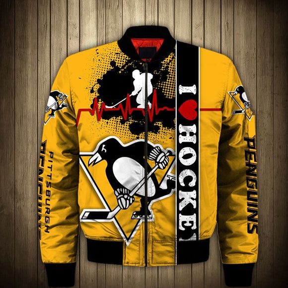 Men'S Pittsburgh Penguins Jacket 3D