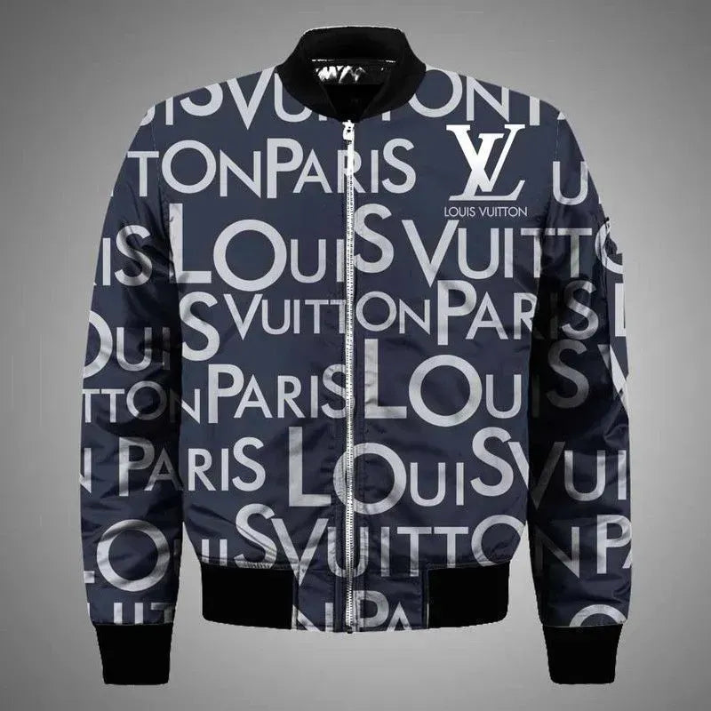 Louis Vuitton Bomber Jacket Luxury Brand Clothing Clothes Outfit For Men Women 11
